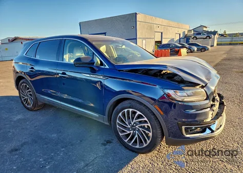 2019 Lincoln Nautilus Reserve z USA, uszkodzony, nr VIN 2LMPJ6L90KBL21420